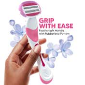 LetsShave Evior Trial Kit for Women with Mid Flex World's First 6 and 3 Blade System Razor