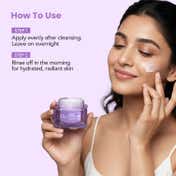 O3+ Dewy Glass Skin Sleeping Mask With Hyaluronic Acid And Ceramides (50 g)