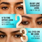 Lakme 9 to 5 Eyeconic Kajal Twin Pack Lasts upto 24hrs - Deep Black (2 pcs)