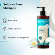 Pilgrim Argan Oil Sulphate Free Shampoo with Korean White Lotus Nourished Hair (400 ml)
