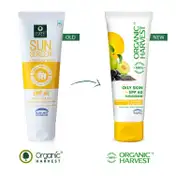 Organic Harvest Sunscreen - for Oily Skin SPF 60 (100g)