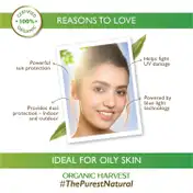 Organic Harvest Sunscreen - for Oily Skin SPF 60 (100g)