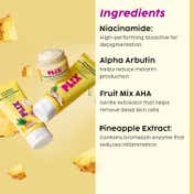 Plix Pineapple De-Pigmentation Skincare Routine Juicy Cleanser Smoothie Moisturizer (3 pcs)