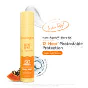 Aqualogica Glow+ Dewy Lightweight Sunscreen Gel SPF 50+ PA++++ with Papaya & Vitamin C (50 g)