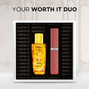 L'Oreal Paris Worth It Gift Box With Liquid Lipstick 635 & Hair Serum (2 pcs)