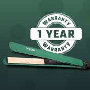Vega Salon Smooth Hair Straightener for Women Green (VHSH-42)
