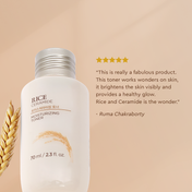The Face Shop Ceramide & Rice Face Toner - Korean Skincare for Brightness & Minimizes Pores (70 ml)