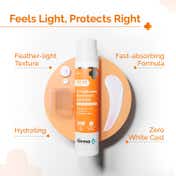 The Derma Co 1% Hyaluronic Sunscreen Spf 50 Pa+++ Aqua Gel For Long Lasting and Deep Hydration (50 g)