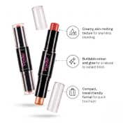 Power Beauty Dream Duo Stick Blush + Highlighter - Coral Blush & Univarsal Gold Highlighter (9.4 g)