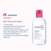 Bioderma Sensibio H2O Dermatological Micellar Water - Makeup Remover Prevents Clogged Pores (250 ml)