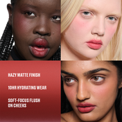 M.A.C Powder Kiss Lip And Cheek Mousse - Ruby Boo (5 ml)