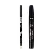 PAC Longlasting Kohl Pencil Black & Dual Xposure Mascara Black Combo