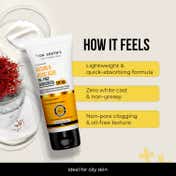 Dr. Sheth's Kesar & Kojic Oil-Free Sunscreen SPF 50+ PA++++ In-Vivo Tested For Pigmentation (30g)