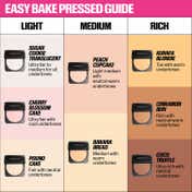 Huda Beauty Easy Bake Airbrush Matte Pressed Powder - Peach Cupcake (8.5 g)