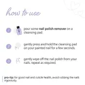 Plum Color Affair Nail Polish Remover|Acetone-Free|Nail Color Remover|Nail Paint Remover (30 ml)