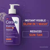 CeraVe Brightening Vitamin C Face Wash For Dull & Uneven Skin, Reduces Dark Spots (236 ml)