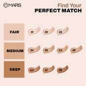 MARS SPF50 PA++++ High Coverage Foundation - Shade-08 (40 ml)