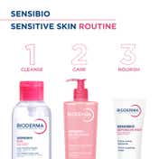 Bioderma Sensibio Gel Moussant SLS Free Cleanser With Vitamin E-24h Hydration-Micellar Gel (500ml)