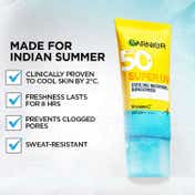 Garnier Super UV Cooling Water Gel Sunscreen SPF 50 PA++++ (30 ml)
