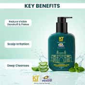 KT MEN Anti-Dandruff Lock Control Conditioning Shampoo - Mumbai Indians (200 ml)