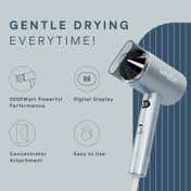 Winston Digital Smart Ionic Hair Dryer 2000W - Ice Blue