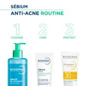 Bioderma Sebium Gel Moussant Acne Defence Cleanser For Oily Acne Prone Skin (400 ml)