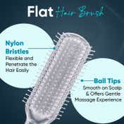 Vega Flat Hair Brush for Women & Men Detangling Brush for Reducing Breakage Daily Styling (R8-FBS)