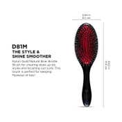 Denman D81M Natural Boar Bristle Brush - Black