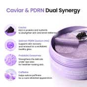Biodance Caviar PDRN Eye Patches with Caffeine Brightens Dark Circles & Plumps Fine Lines (85 g)