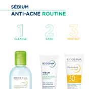 Bioderma Sebium H2O Cleansing Water Makeup Remover for Combination to Oily Skin (100ml)