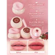 Sheglam Bounce Putty Pocket Lip Pot - 128 Tomato Tango (3.5 g)