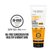 Dr. Sheth's Ceramide & Vitamin C Oil-Free Sunscreen SPF 50+ PA++++ In-Vivo Tested (50g)
