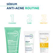 Bioderma Sebium Actif Cleanser  with Salicylic & Glycolic Acid for Acne Prone, Oily Skin (200ml)