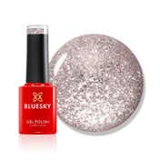 BLUESKY Mini Trio Gel Nail Polish Set UV-LED Required - Platinum 20 Platinum 08 & Qxg095 (3 pcs)
