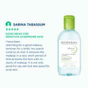 Bioderma Sebium H2O Cleansing Water Makeup Remover for Combination to Oily Skin (250ml)