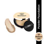PAC Spotlight Powder Foundation Soft Focus Base Smooth One Stroke Application - SP Medium 260 (9 g)