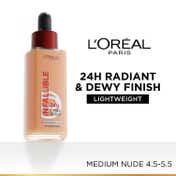 L'Oreal Paris Infallible 24H Tinted Serum Foundation - 4.5-5.5 Medium Nude (30 ml)