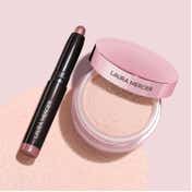 Laura Mercier Artistry Icons Translucent Loose Powder Tone Up and Mini Caviar Stick Eye Shadow Set