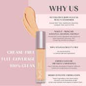 HOUSE OF MAKEUP Zoom In Crease-Free, Creamy Concealer - MD01 Medium To Deep Skin Tone (6 ml)