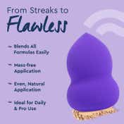 GUBB Pear Shaped Beauty Blender - Purple