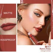 Oulac Kissproof Liquid Matte Lipstick - M17 Retro Kiss (4.5 ml)