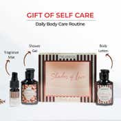 THE LOVE CO. Shades of Love Gift Collection, Indulge in Shower Gel, Body Lotion & Body Spray (3 pcs)