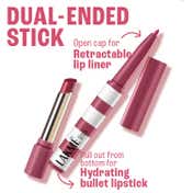 Lakme 9to5 Hya Beach Edit, Lipstick + Liner Duo, SPF Matte Finish Lipstick-Afterhours Nude (2+0.2 g)