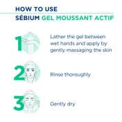 Bioderma Sebium Actif Cleanser  with Salicylic & Glycolic Acid for Acne Prone, Oily Skin (200ml)