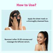 Chicnutrix Korean Black Charcoal Face Sheet Mask (23 g)