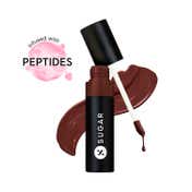 SUGAR Cosmetics Partner In Shine Transferproof Lip Gloss - 15 Burnt Brunello (3 ml)