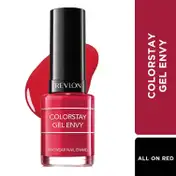 Revlon Colorstay Gel Envy Long Wear Nail Enamel - All On Red (11.6 ml)