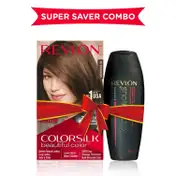 Revlon Colorsilk Beautiful Hair Color with Keratin + Free Shampoo - 4N Medium Brown (91.8ml)
