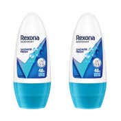 Rexona Shower Fresh Underarm Roll On Pack Of 2 Deodorant For Women Combo
