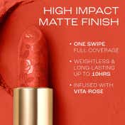 Lakme Rouge Bloom Powder Matte Bullet - Peach Petal (4 g)